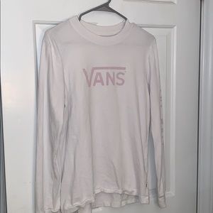 Vans White Long Sleeve